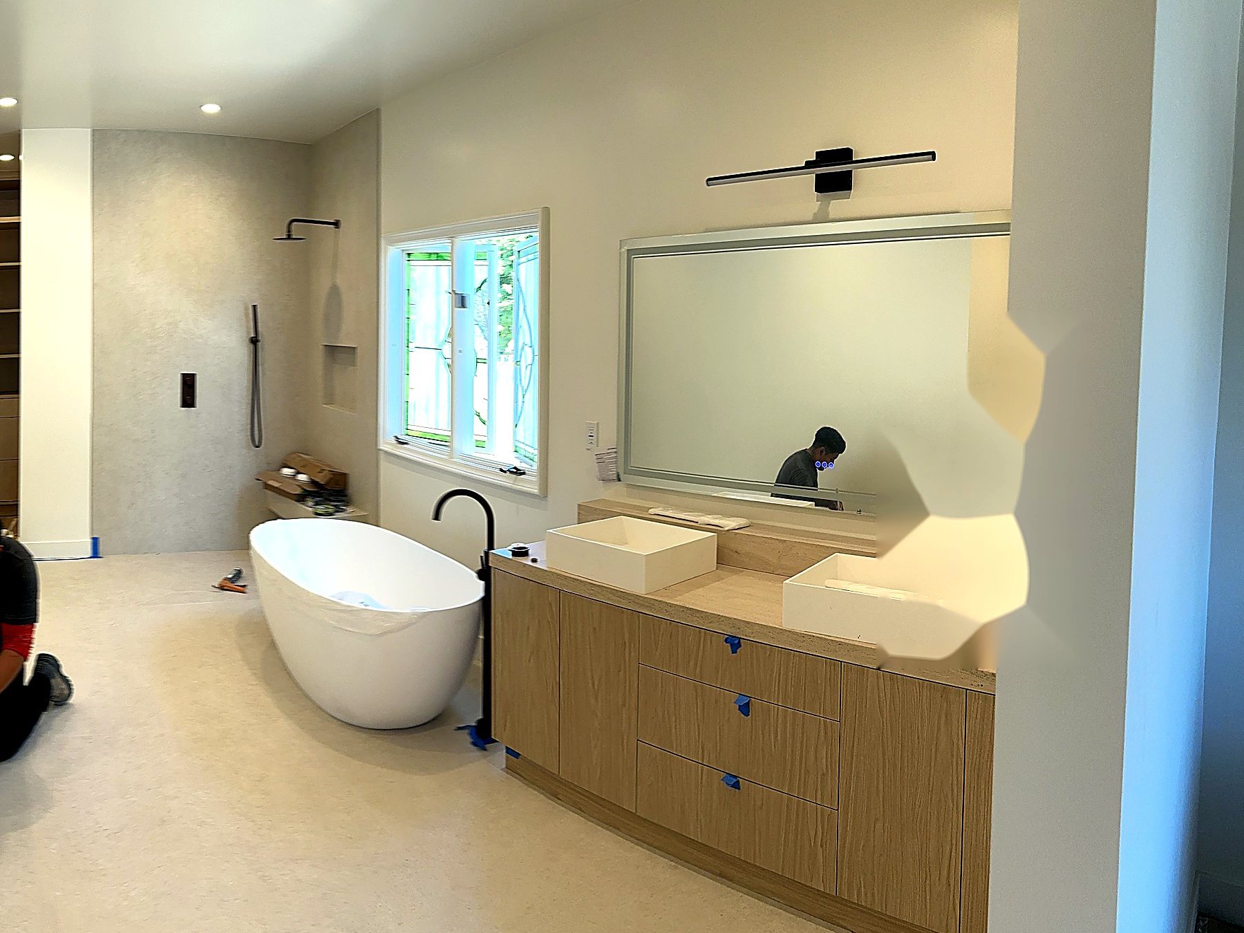 Little Oak Lane primary bathroom after remodel